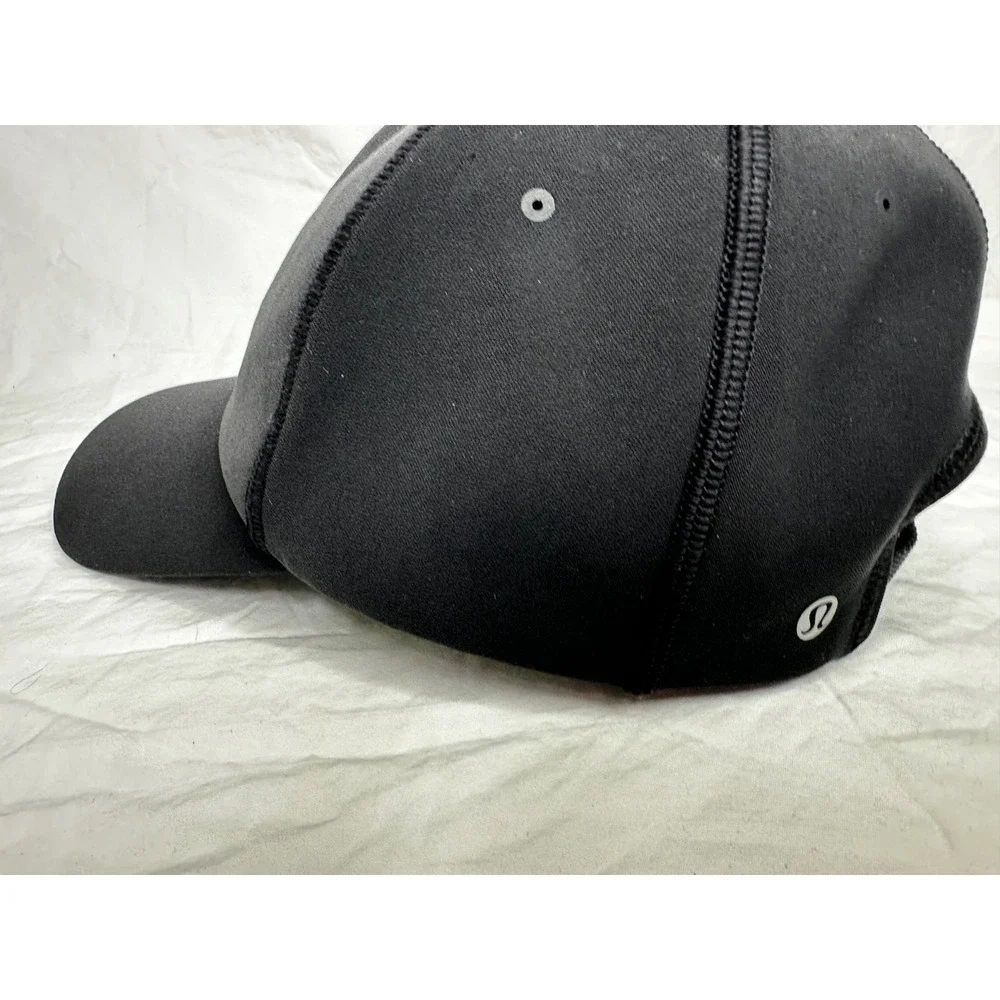 Lululemon Women Hat Baseball Cap Black One Size OS Adjustable Classic Activewear